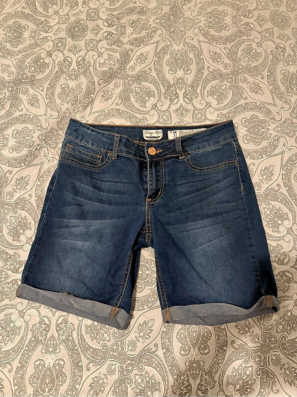 Indigo reign denim shorts Denim Jean Shorts Waist 11 Blue